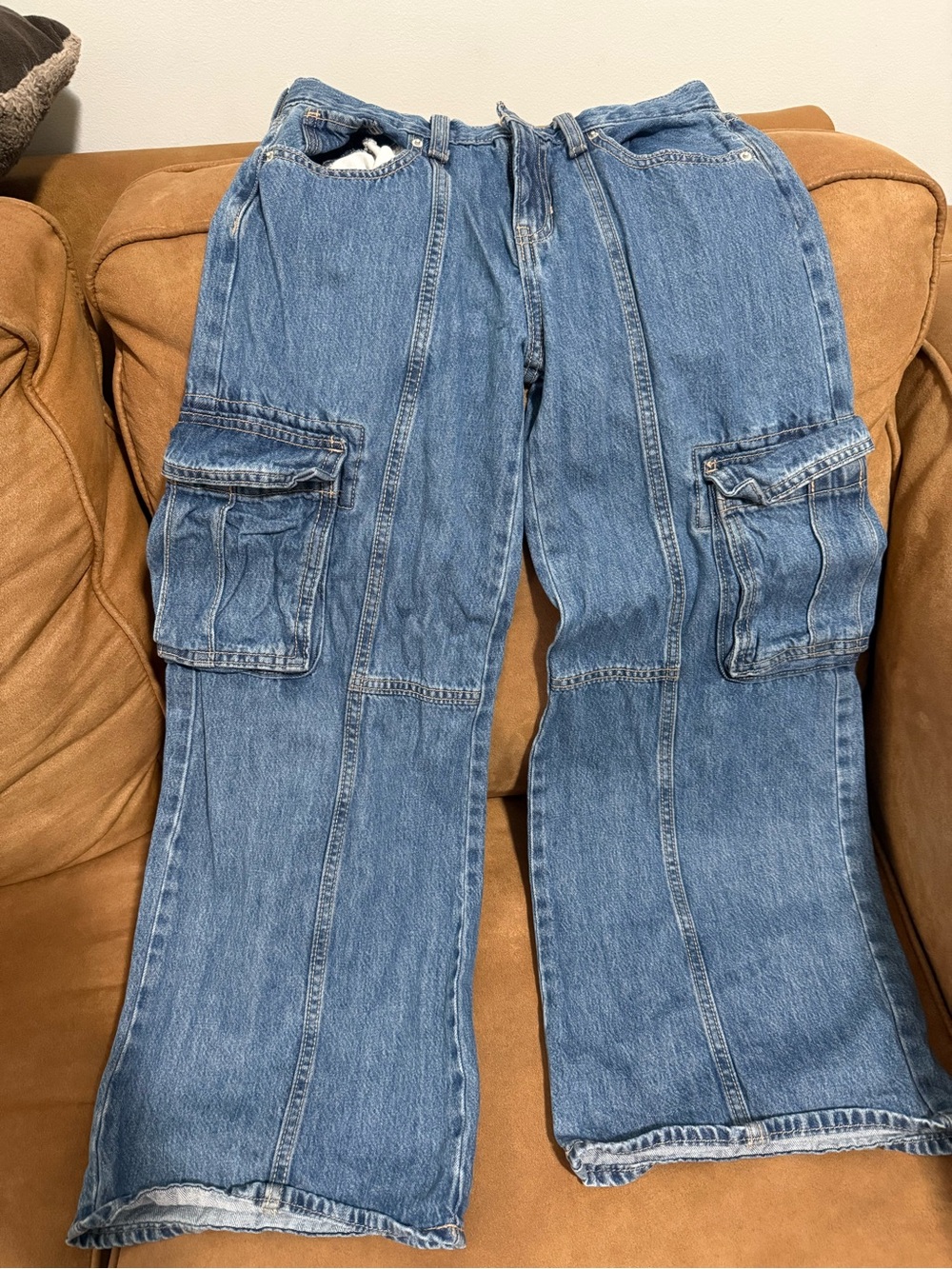 Old Navy High Rise Baggy Cargo Jeans